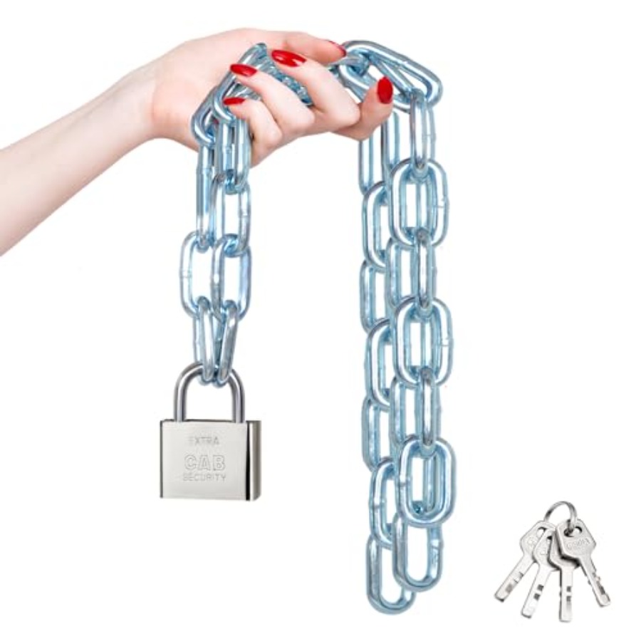 Bike Chain - سلسلة أمان مجلفنة شديدة التحمل مقاس