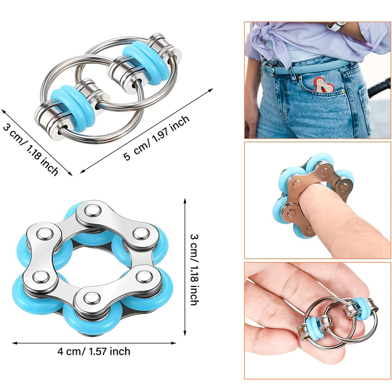 مجموعة ألعاب فيدجت تتضمن 2 قطع - مراجعة Roller Chain وسعره